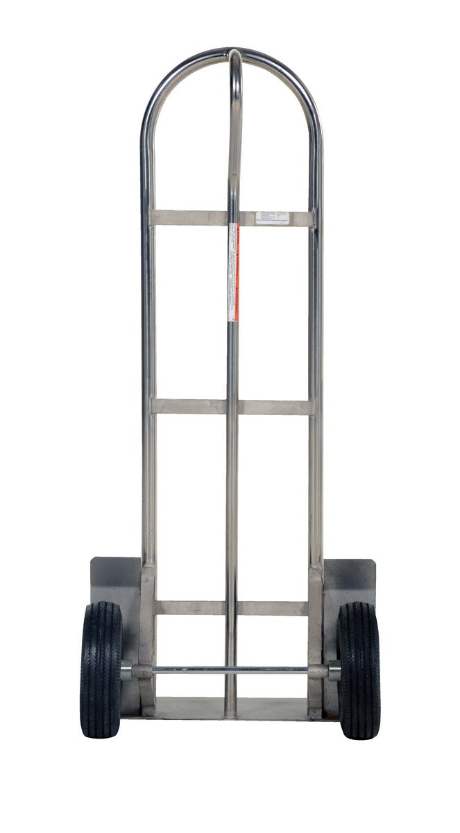 SS P HANDLE TRUCK-600LB PNEUMATIC WHEELS