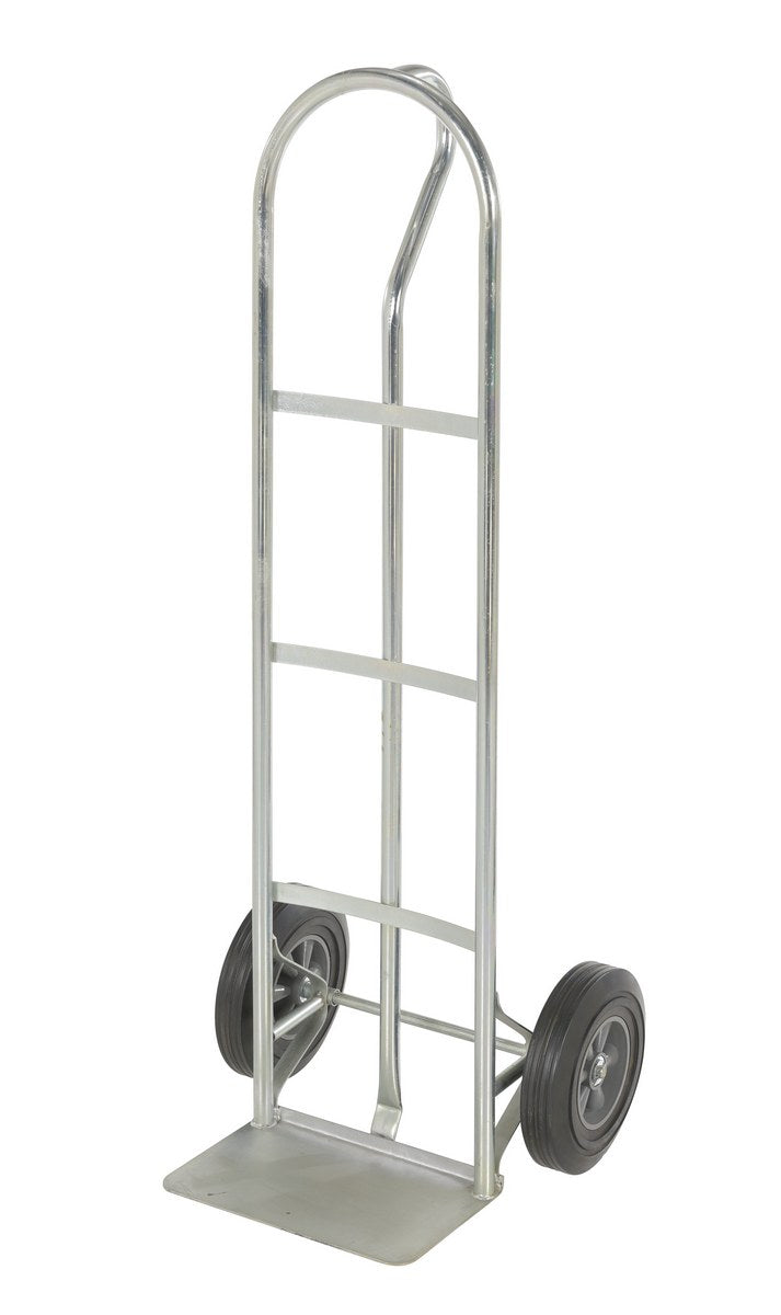 STEEL P-HANDLE TRUCK 500 LB HARD RUBBER