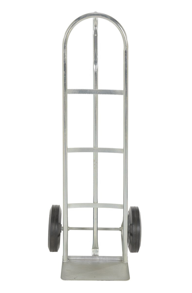 STEEL P-HANDLE TRUCK 500 LB HARD RUBBER