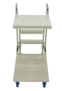 Thumbnail for Steel Cantilever Stock Picker Truck 41-3/8 In. x 20-1/2 In. x 40-7/8 In. 440 Lb. Capacity White
