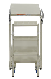 Thumbnail for Steel Cantilever Stock Picker Truck 41-3/8 In. x 20-1/2 In. x 40-7/8 In. 440 Lb. Capacity White