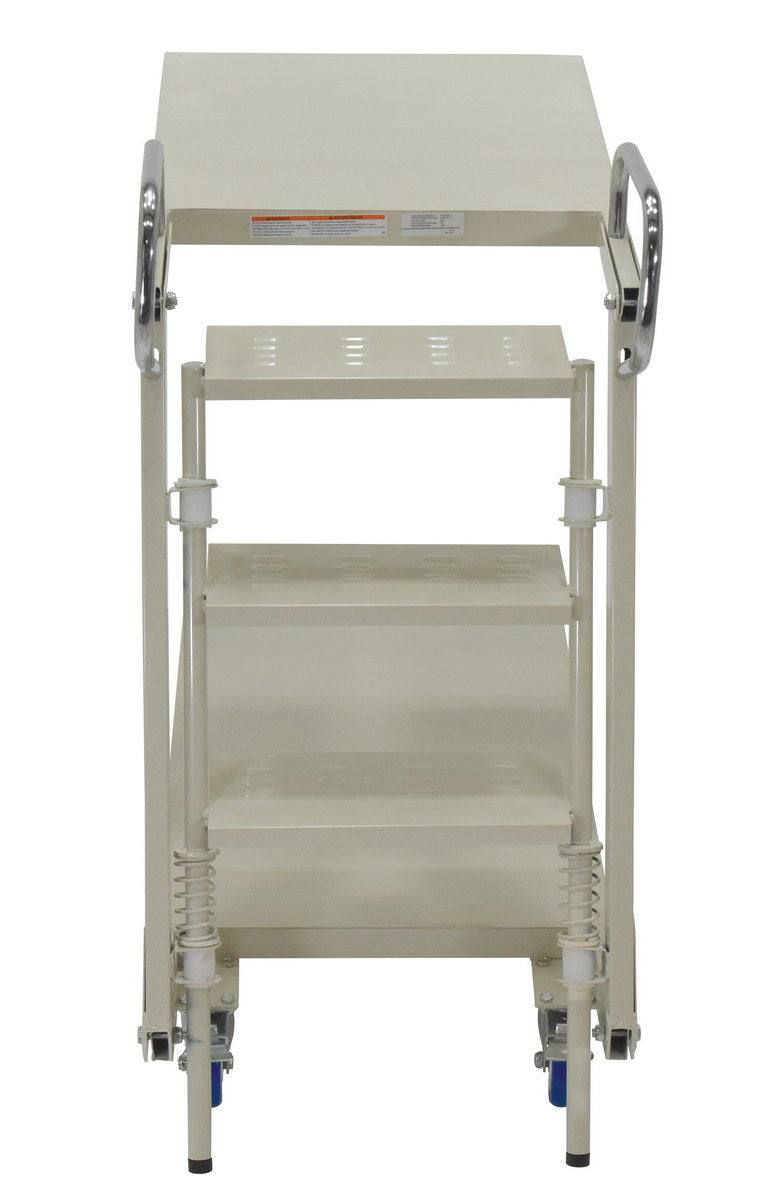 Steel Cantilever Stock Picker Truck 41-3/8 In. x 20-1/2 In. x 40-7/8 In. 440 Lb. Capacity White