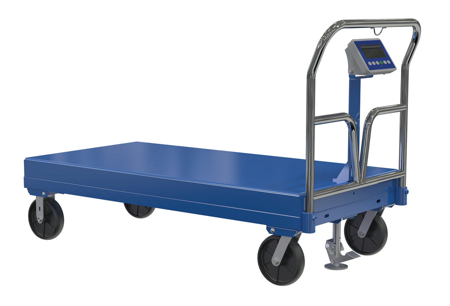 30" x 60" Steel Platform Truck with Digital Scale
