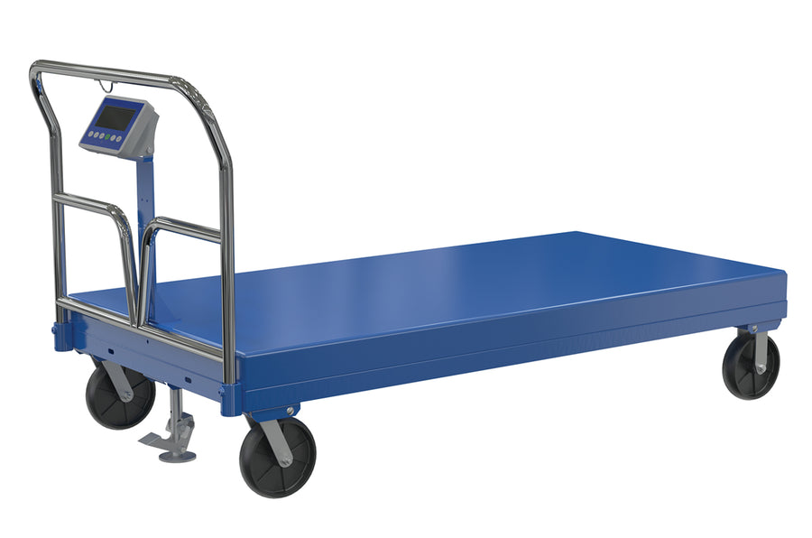 36" x 72" Steel Platform Truck with Digital Scale