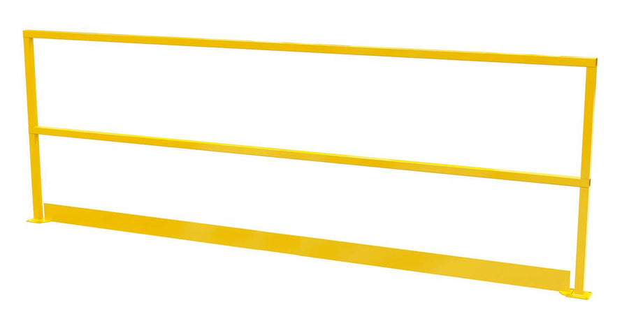 120"L Steel Square Safety Handrail w/ Toeboard