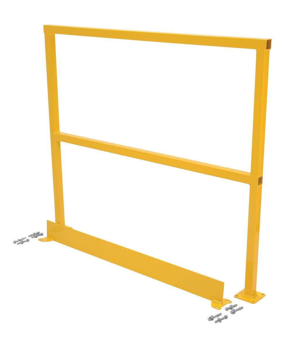 SAFETY HANDRAIL-HARDWARE W/TOEBOARD 48IN - Model SQ-48-TB-HWR