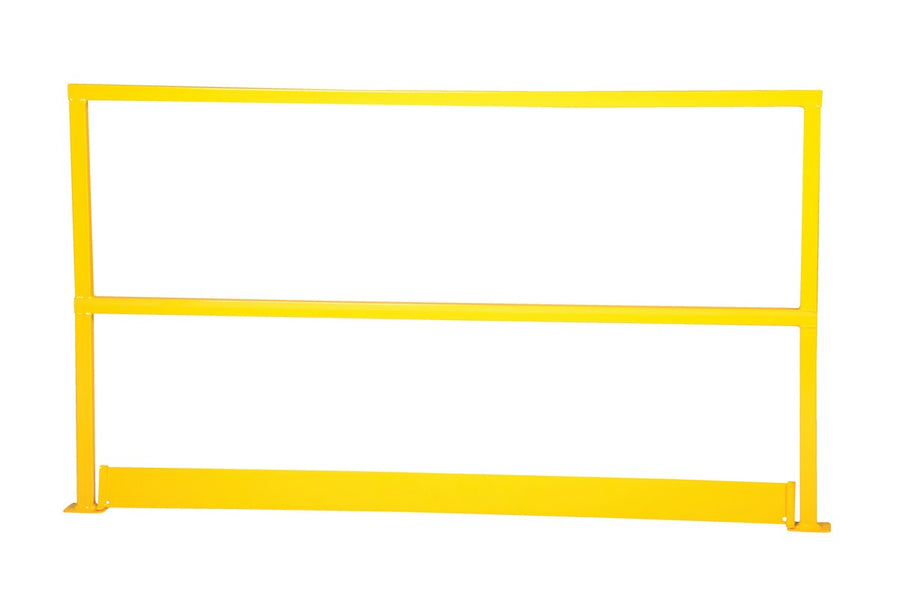 48"L Steel Square Safety Handrail w/ Toeboard