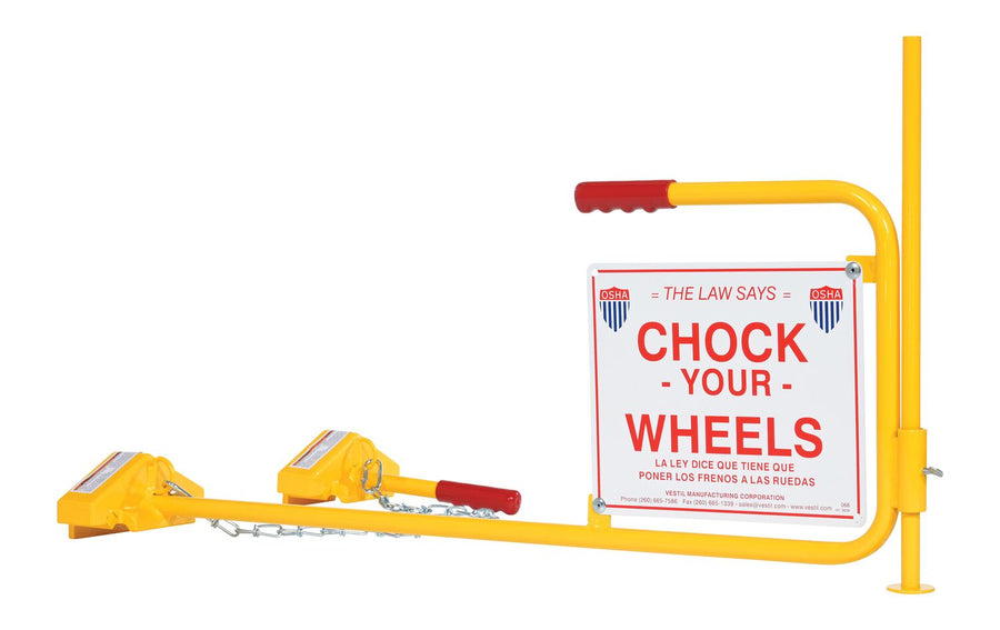 Double Rail Flag Chock