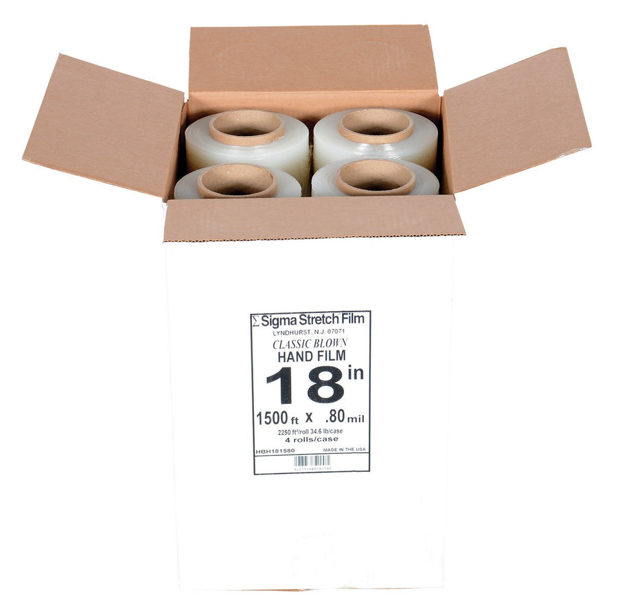 Stretch Wrap Film - 4 Rolls/Case