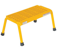 Thumbnail for ALUM STEP STAND - 1 STEP WELDED YELL - Model SSA-1-Y