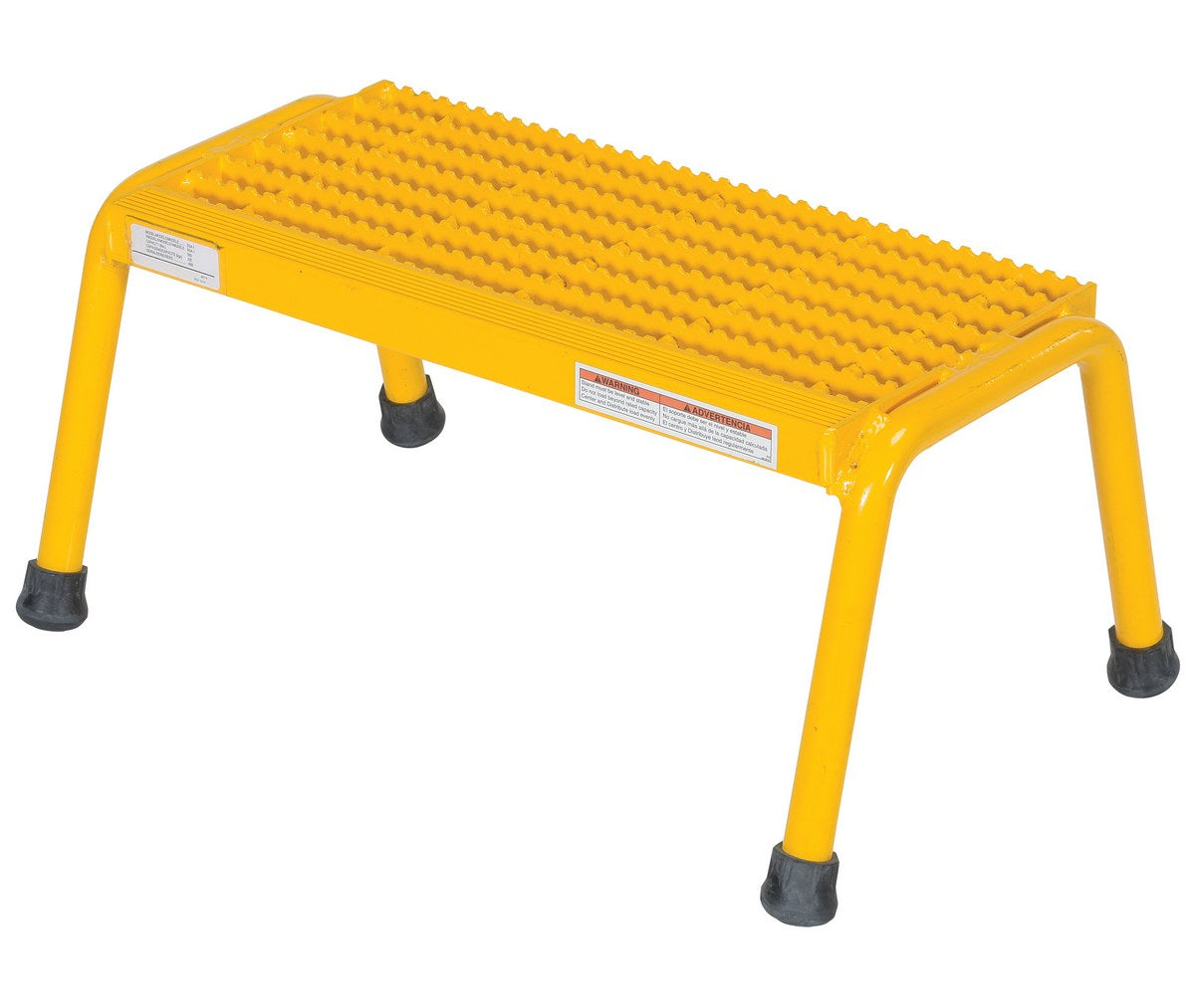 ALUM STEP STAND - 1 STEP WELDED YELL - Model SSA-1-Y