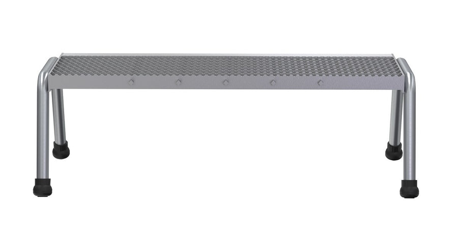 ALUMINUM STEP STAND - 1 STEP WIDE WELDED - Model SSA-1W