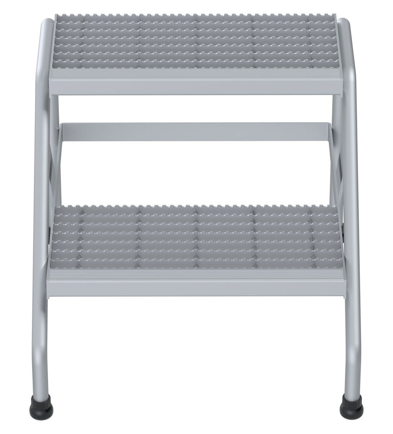 Welded Aluminum Step Stand w/ 2 Steps