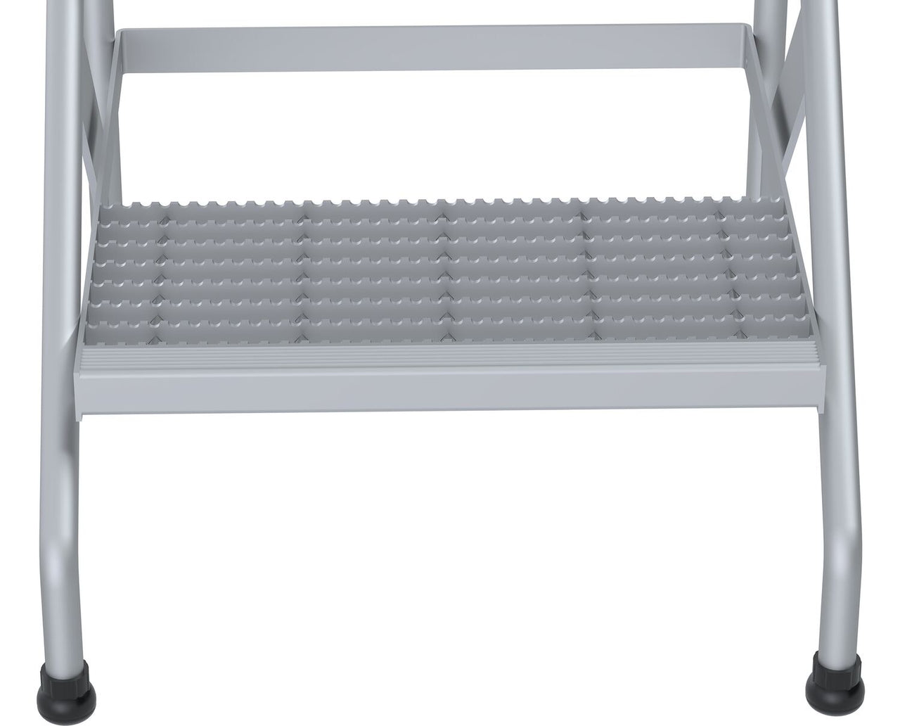 Welded Aluminum Step Stand w/ 2 Steps