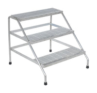 Thumbnail for ALUMINUM STEP STAND - 3 STEP WIDE WELDED - Model SSA-3W