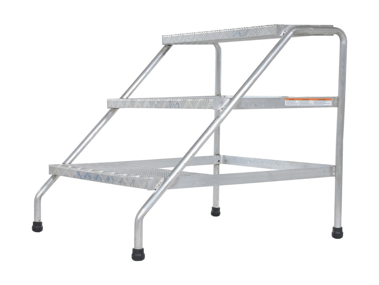 ALUMINUM STEP STAND - 3 STEP WIDE WELDED - Model SSA-3W