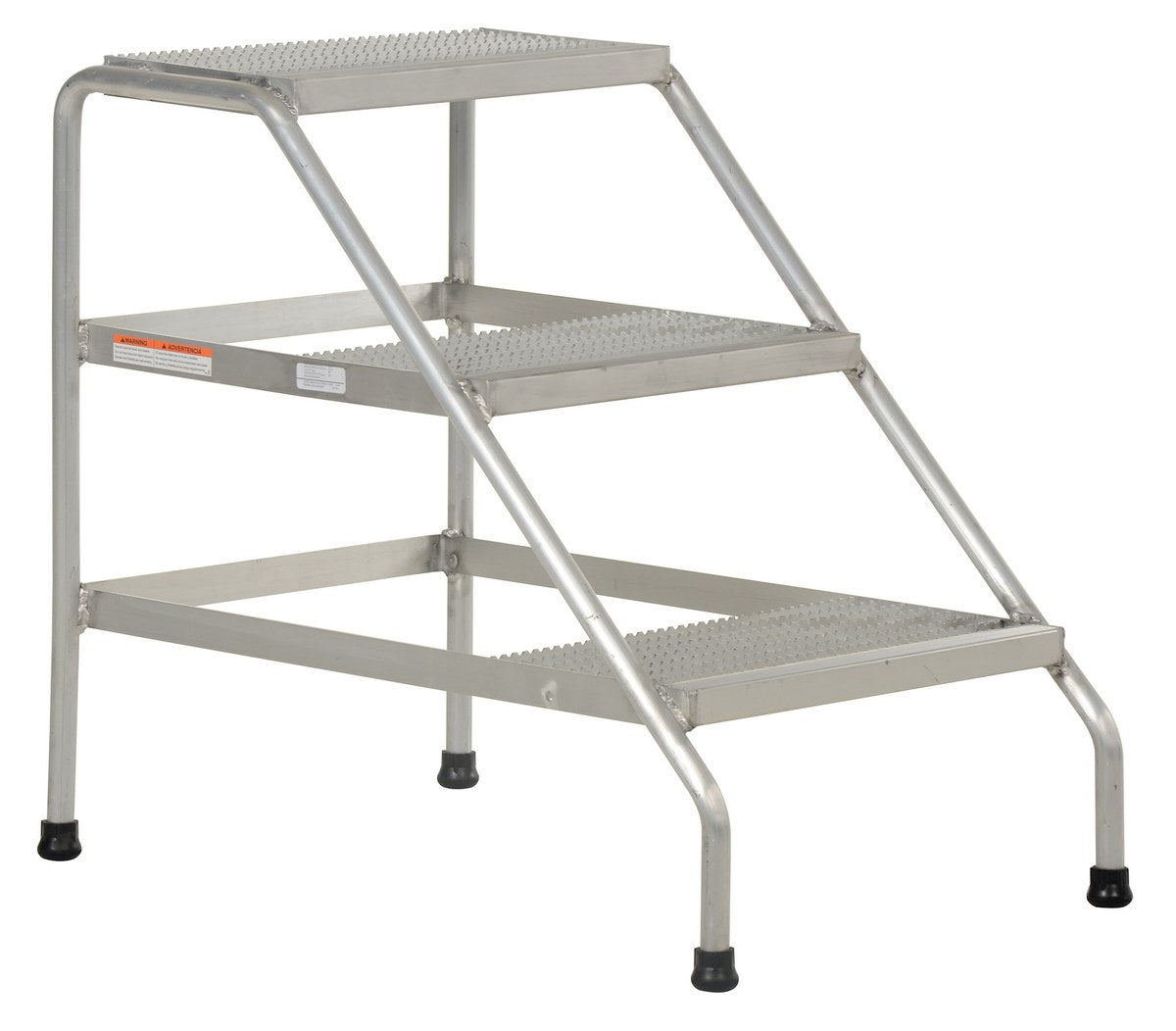Welded Aluminum Step Stand w/ 3 Steps