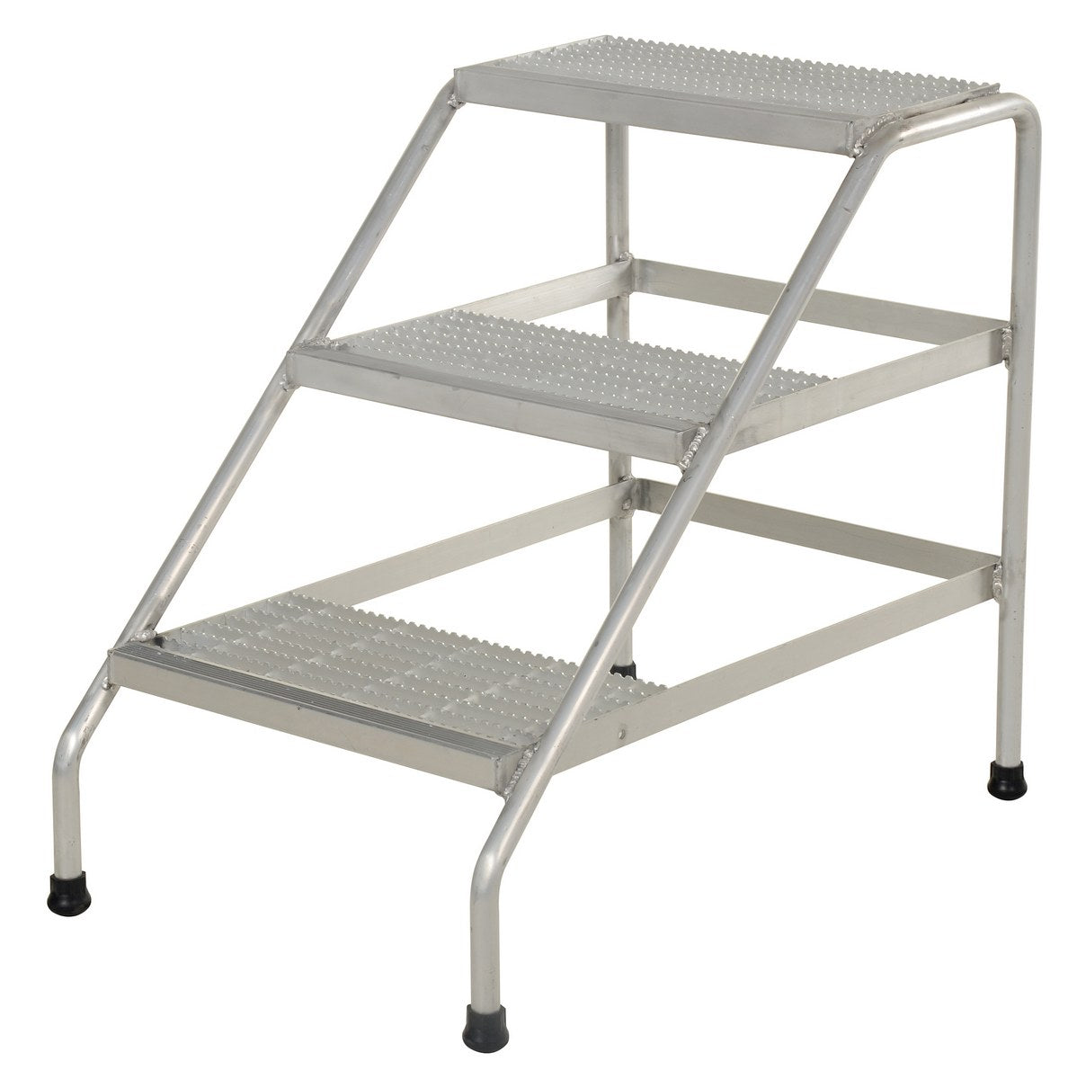 Welded Aluminum Step Stand w/ 3 Steps