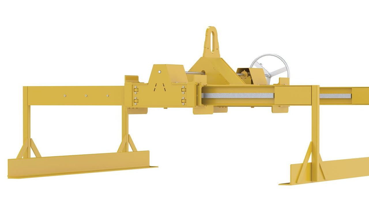Steel Horizontal Sheet Lifter 10,000 Lb. Capacity Yellow