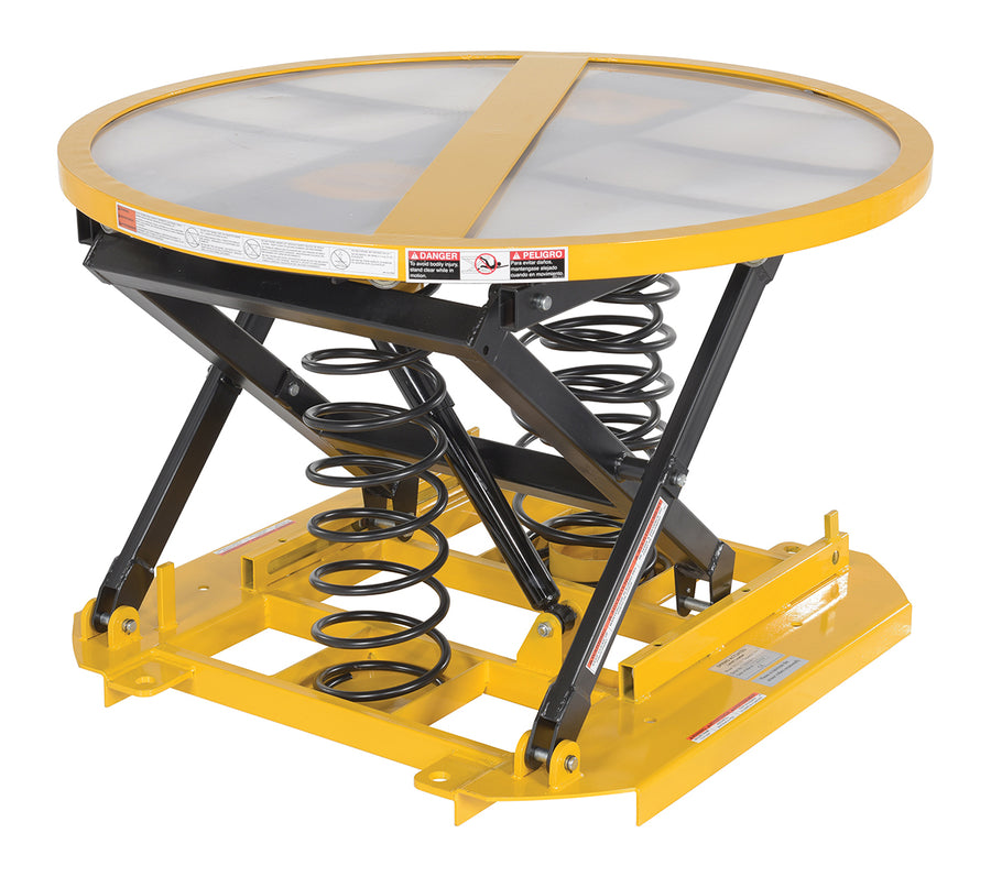 SPRING SCISSOR TABLE 4,500 LB CAP