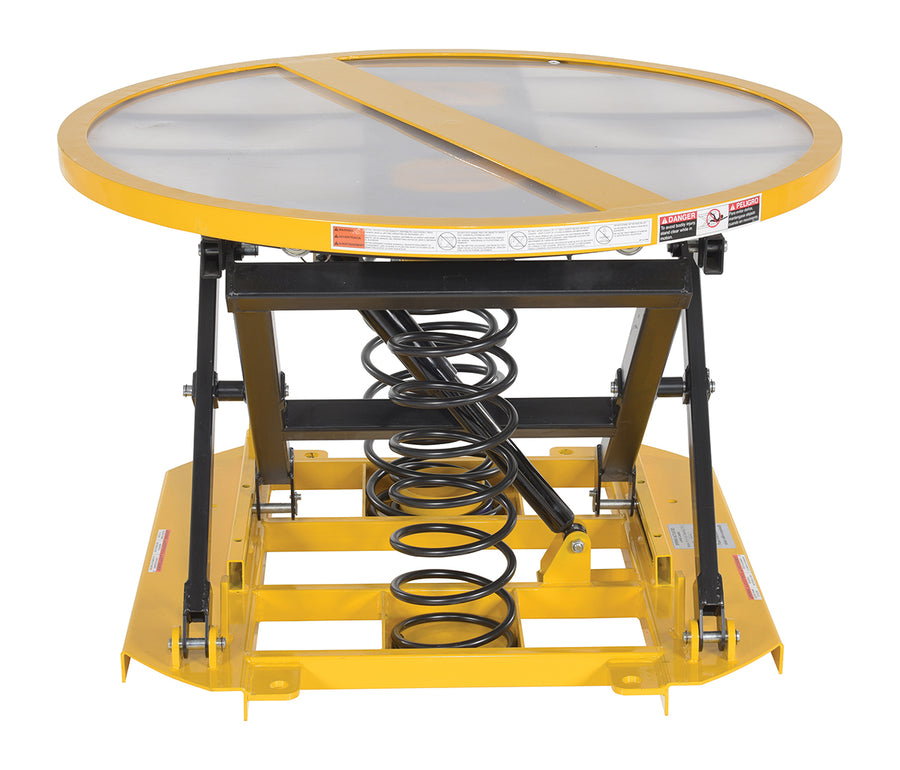 SPRING SCISSOR TABLE 4,500 LB CAP