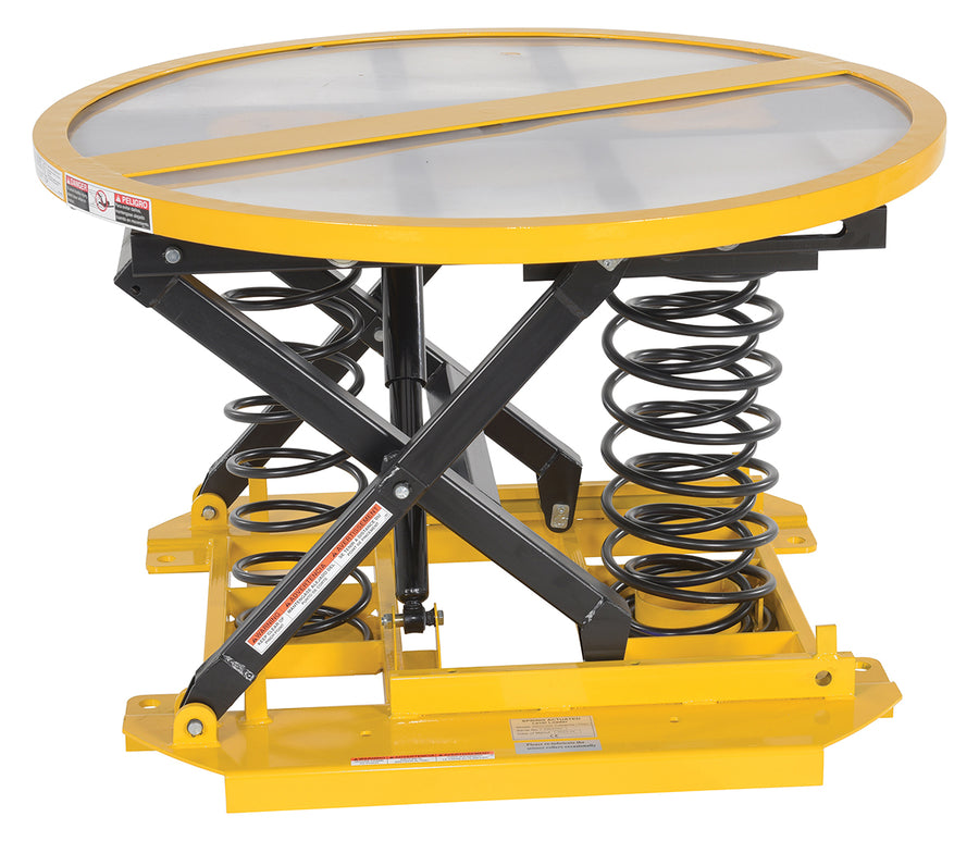 SPRING SCISSOR TABLE 4,500 LB CAP