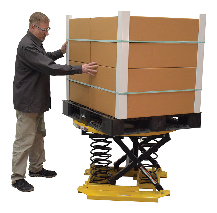 SPRING SCISSOR TABLE 4,500 LB CAP