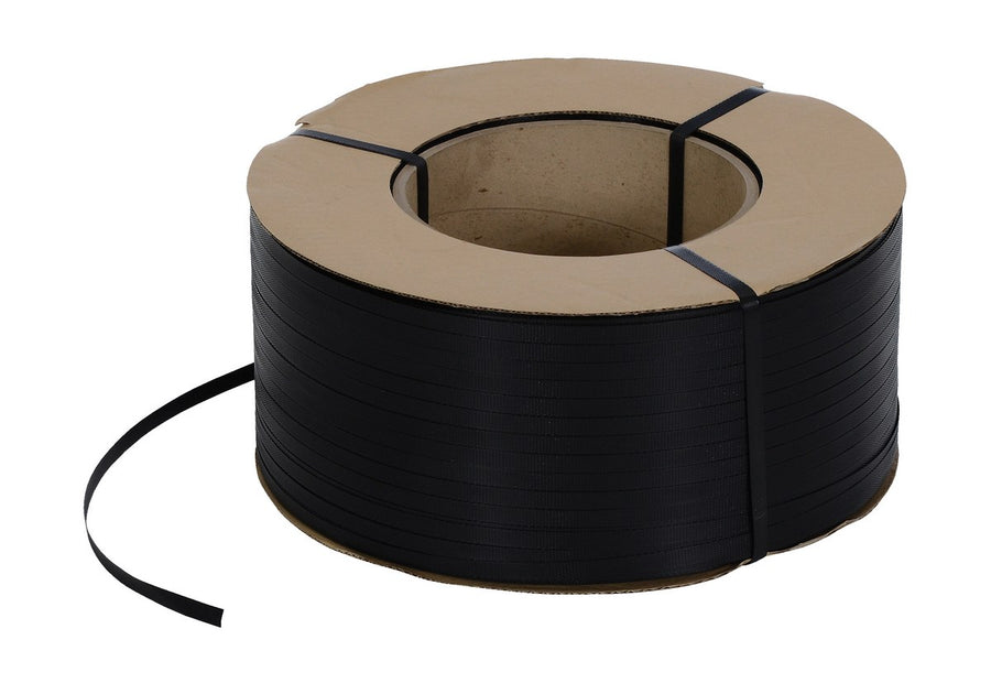Black Polypropylene Strapping - 1/2"W