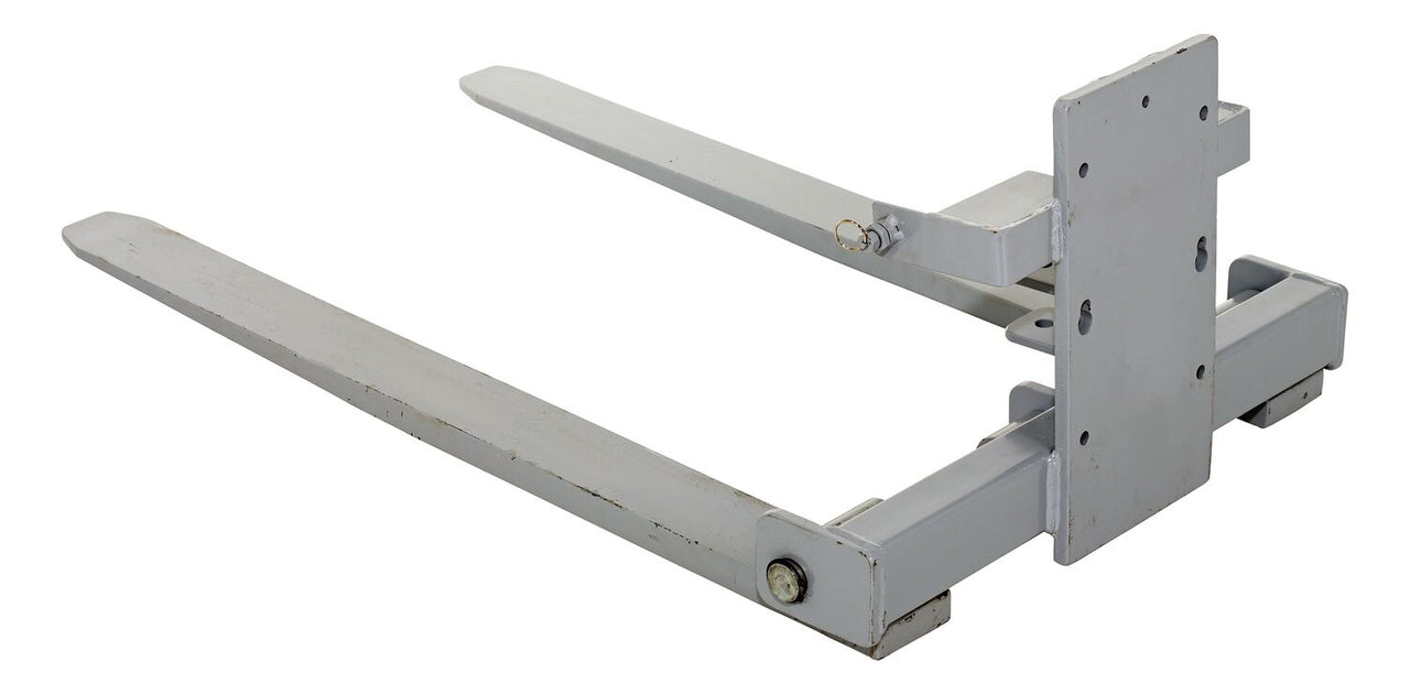 Vestil Steel Counter Balanced Power Lift Adjustable Forks 42" Fork Length Attachment 600 Lb. Capacity Gray