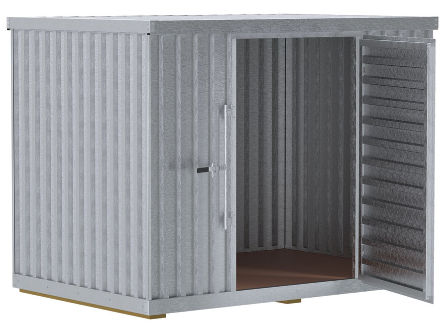 Galvanized Storage Building - Single