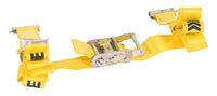 Thumbnail for Polyester Ratcheting Cargo Strap with E-Clip 12 Ft. Working Length 1,335 Lb. Working Load Limit Yellow