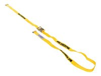 Thumbnail for Polyester Ratcheting Cargo Strap with E-Clip 12 Ft. Working Length 1,335 Lb. Working Load Limit Yellow