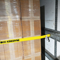 Thumbnail for Polyester Ratcheting Cargo Strap with E-Clip 12 Ft. Working Length 1,335 Lb. Working Load Limit Yellow