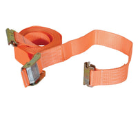Thumbnail for Polyester Cam Cargo Strap with E-Clip 16 Ft. Working Length 1,200 Lb. Working Load Orange