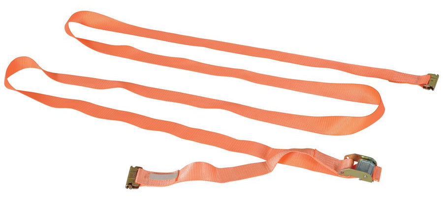 Polyester Cam Cargo Strap with E-Clip 16 Ft. Working Length 1,200 Lb. Working Load Orange