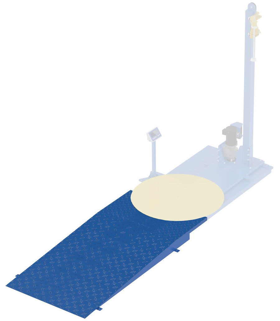 WRAP MACHINE OPTION - APPROACH RAMP 99IN - Model SWAR48100SCL