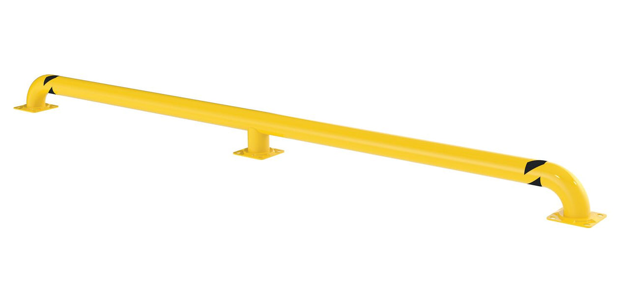 144"L Steel Wheel Alignment Curb