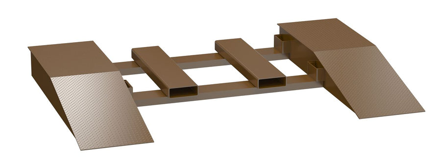 Steel Wheel Risers With Pick-Up Loop 60 X 18 X 8.25