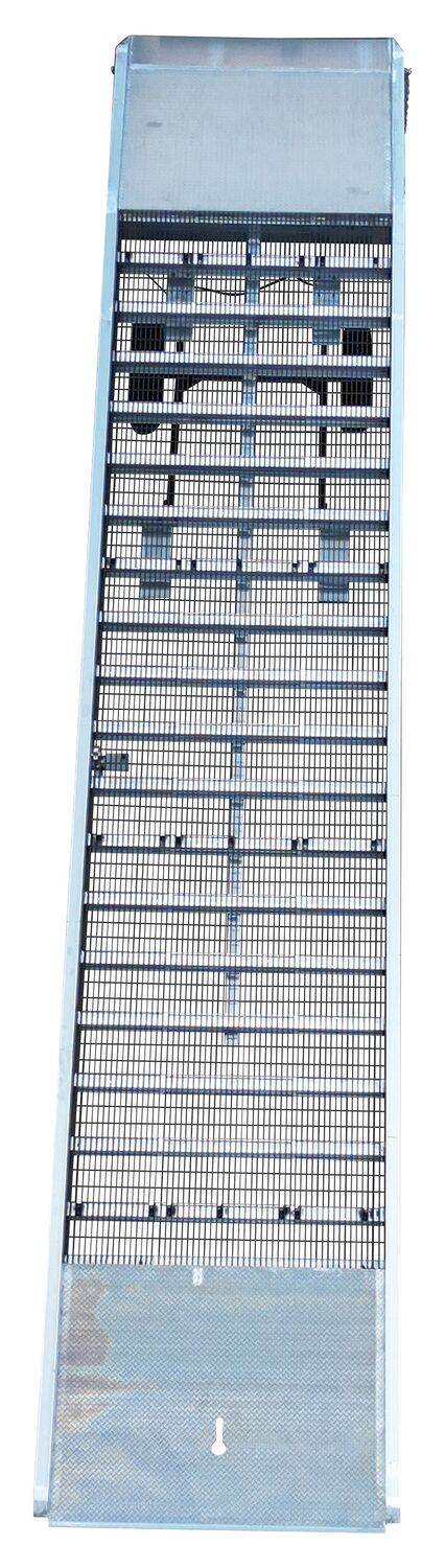 84"W x 36'L Aluminum Yard Ramp w/ Steel Grating & 25,000-lbs Capacity