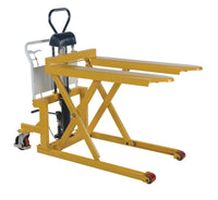 Thumbnail for Steel Tote-A-Load Ergonomic Foot Pump Hydraulic Power Fork Size 27 In. x 43 In. 2,200 Lb. Capacity Yellow