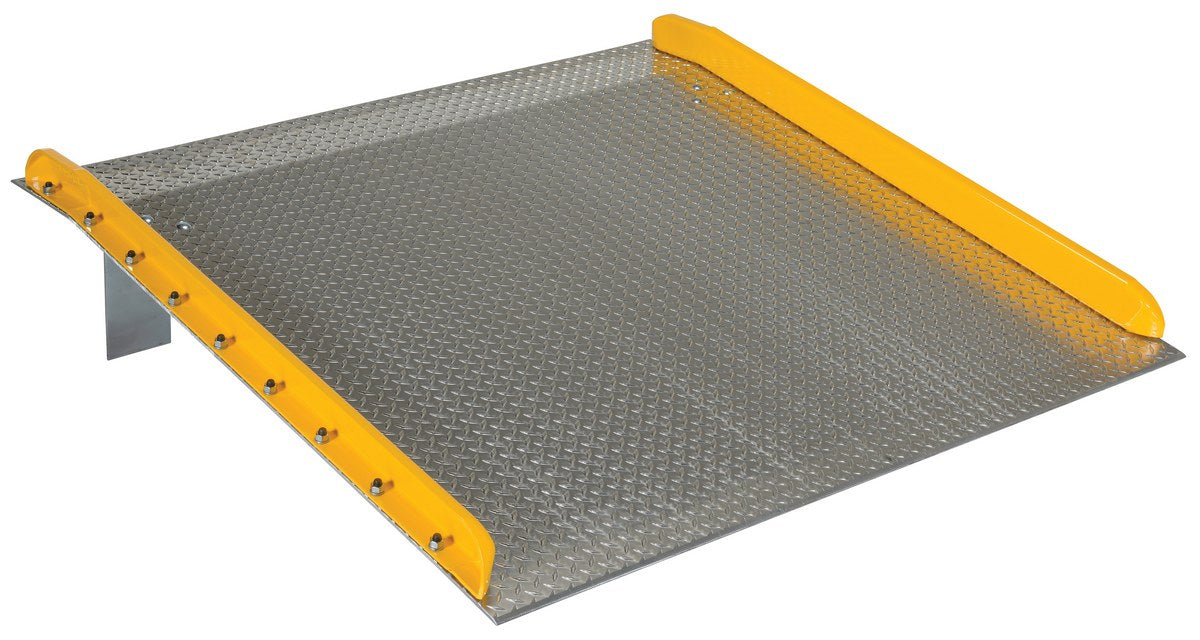 60" x 60" Aluminum Dockboard w/ Steel Curbs & 10,000-lbs Capacity