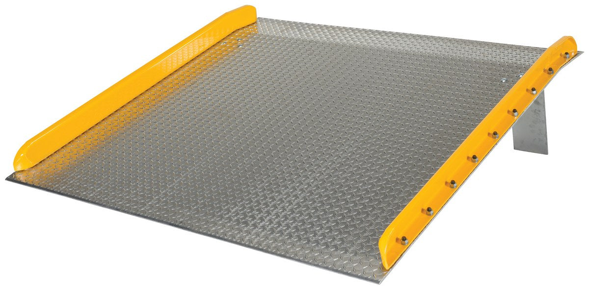 60" x 60" Aluminum Dockboard w/ Steel Curbs & 10,000-lbs Capacity