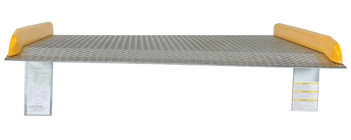 60" x 60" Aluminum Dockboard w/ Steel Curbs & 10,000-lbs Capacity