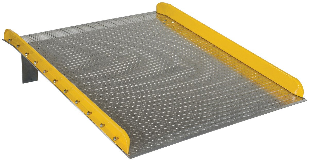 60" x 72" Aluminum Dockboard w/ Steel Curbs & 10,000-lbs Capacity