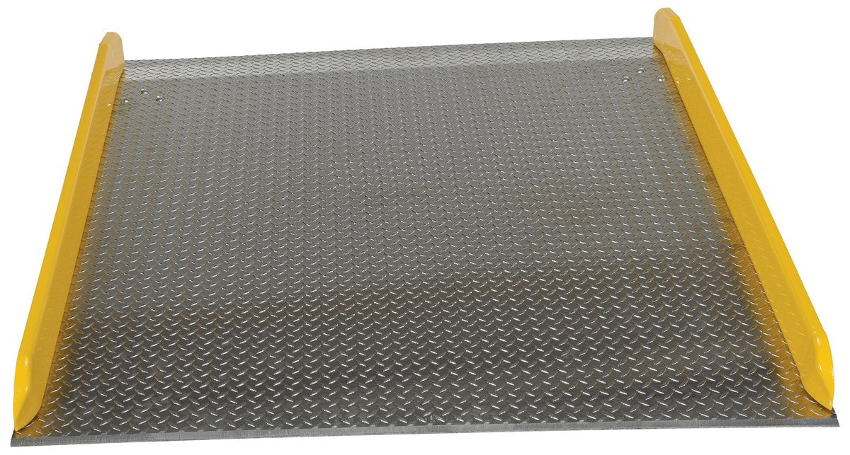 60" x 72" Aluminum Dockboard w/ Steel Curbs & 10,000-lbs Capacity