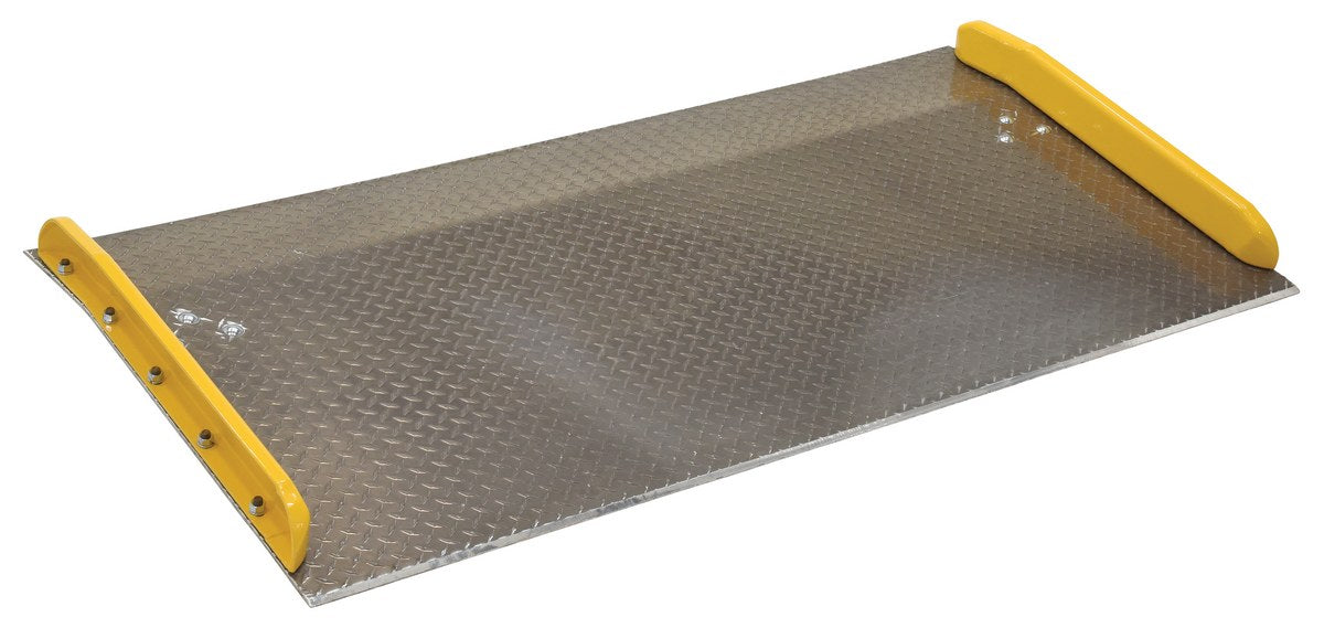 72" x 36" Aluminum Dockboard w/ Steel Curbs & 10,000-lbs Capacity