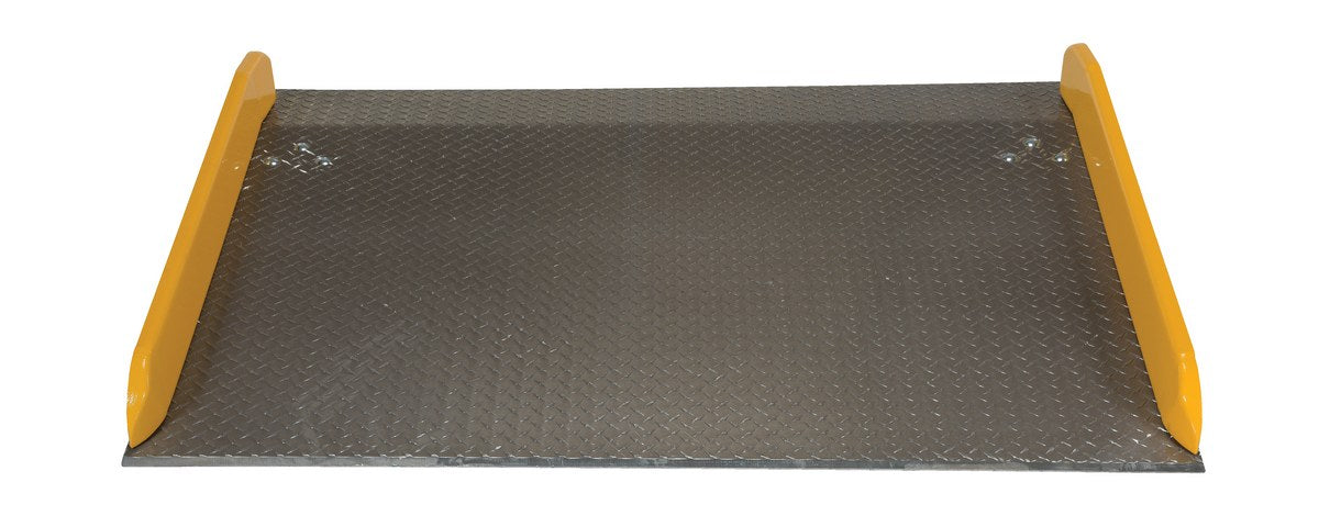 60" x 48" Aluminum Dockboard w/ Steel Curbs & 15,000-lbs Capacity