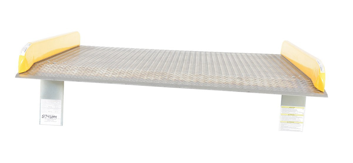 60" x 60" Aluminum Dockboard w/ Steel Curbs & 15,000-lbs Capacity
