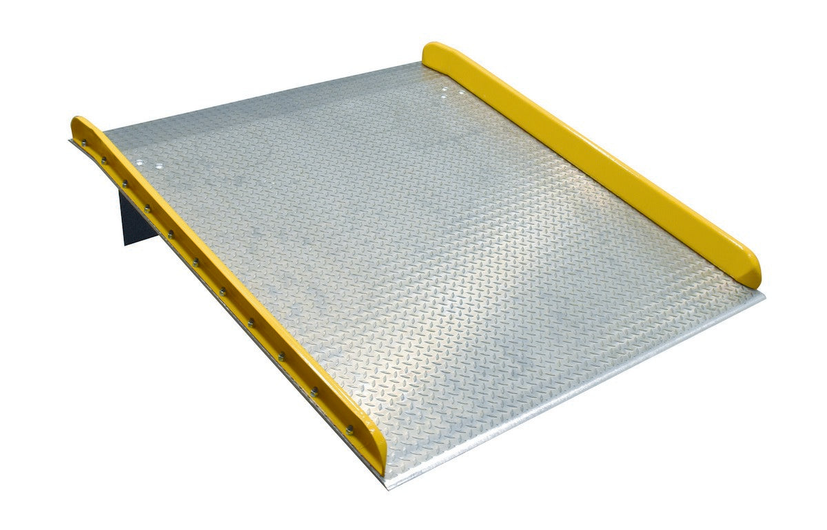 60" x 72" Aluminum Dockboard w/ Steel Curbs & 15,000-lbs Capacity