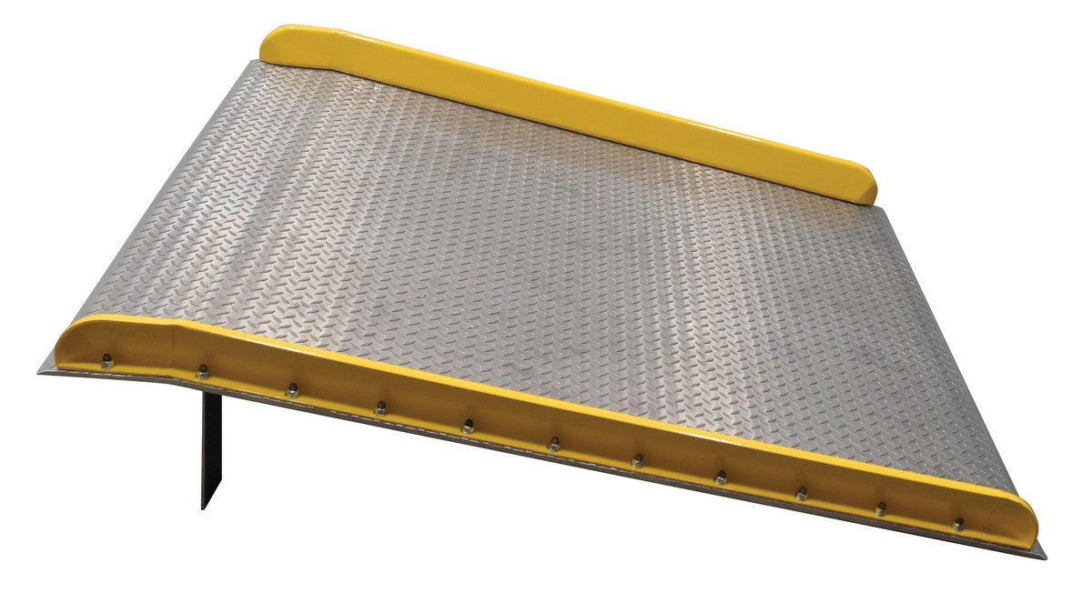 60" x 72" Aluminum Dockboard w/ Steel Curbs & 15,000-lbs Capacity